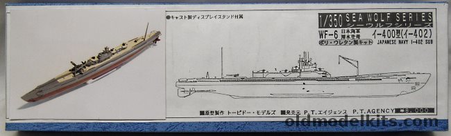 Pit Road 1/350 I-402 Submarine - I-400 Class, WF-6 plastic model kit